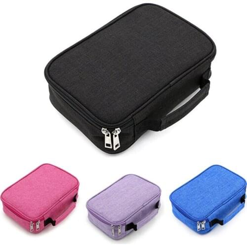 72 Holder Pen Colored Pencil Case School Multi-functional High Capacity Zipper Pencil Bag For Student Art Supplies