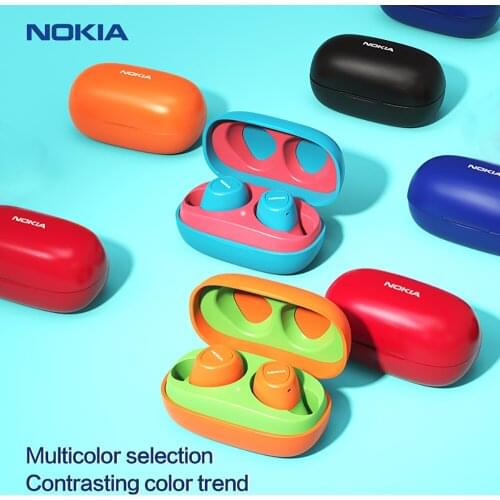 Nokia E3100 TWS Wireless Earbuds Bluetooth 5.0 Touch Control HIFI Stereo Noise Reduction Headphones Game Sports Headset with Mic