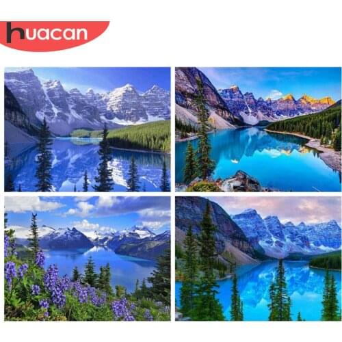 HUACAN 5d Diamond Painting Full Drill Square Scenery Embroidery Picture Of Rhinestones Nature Home Decor Diamond Art