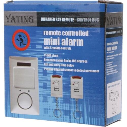 YYDS Infrared Electronic Dog Portable 105dB PIR Motion Detector Infrared Anti-theft Motion Detector Home Security Alarm system+2