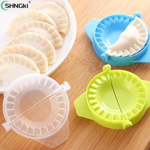 Cooking Tools Easy DIY Dumpling Mold Simple Plastic Dumpling Tool Jiaozi Maker Device Kitchen Dough Press Pie Ravioli Mold
