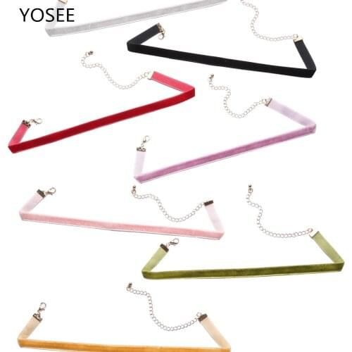 YOSEE Punk Colorful Necklace New fashion jewelry Choker Necklace Gift For Women Girl