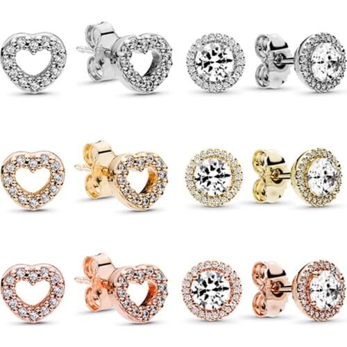 Fashion Earrings Female Elegant Exquisite Earrings Female Jewelry Gifts Handmade Rhinestone Crystal Jewelry Direct Shipment