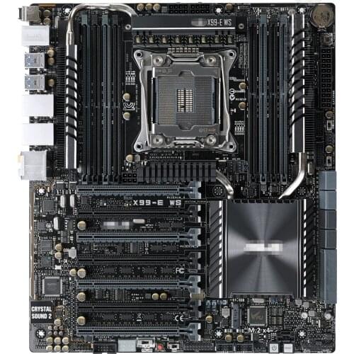 Original Disassemble Motherboard FOR ASUS X99-E WS Workstation Motherboard LGA2011 PCIE3.0 Supports 7 graphics card full speed