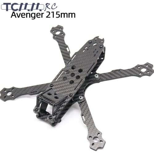 TCMMRC 5 Inch FPV Drone Frame Avenger 215 Wheelbase 215mm 4mm Arm Carbon Fiber for RC Racing FPV Drone Frame Kit