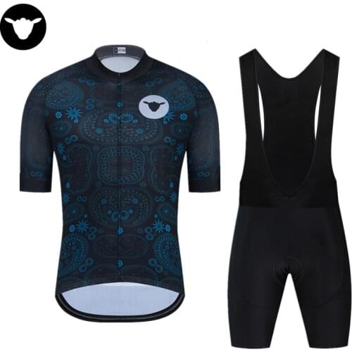 Sheep Cycling Jersey Short Sleeve Sets Ralvpha MTB Road Bike Jerseys Breathable Mountain Bicycle Clothing Maillot Ciclismo