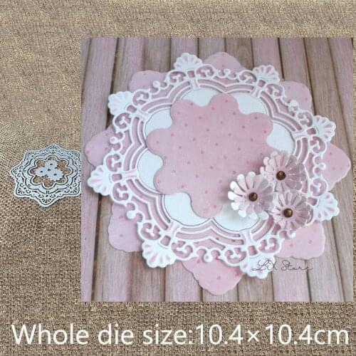 XLDesign Craft Metal Cutting Dies stencil mold flower lace frame decoration scrapbook Album Paper Card Craft Embossing die cuts