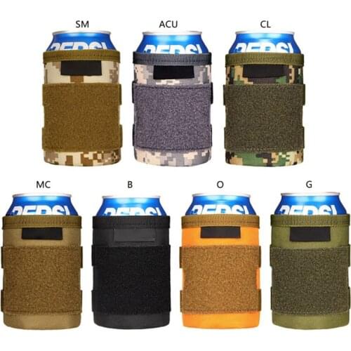 Outdoor Portable Small Water Bottle Bag Can Cover Decorative Can Water Bottle Cover Camping Multi Beer Bottle Cover KTV Bottle