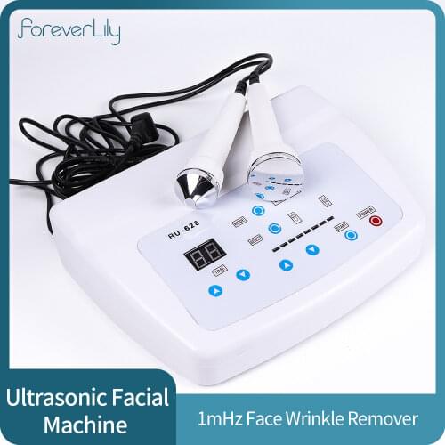 Ultrasonic Women Skin Care Whitening Freckle Removal High Frequency Lifting Skin Anti Aging Beauty Massage Facial Machine