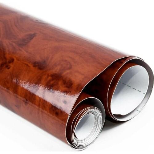 UV Resistant Car Sticker 40*100CM Exterior Internal Waterproof Wood DIY