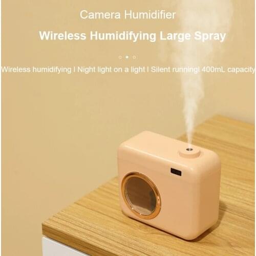 400Ml Mini Ultrasonic Air Humidifier Wireless Camera Humidifier Aroma Diffuser USB Ultrasonic Air Humidificador for home/Office