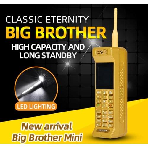 Classic Small Retro Mobile Phone Loud Speaker Bright Flashligh Powerbank Fast Dial Magic Voice Changer Bluetooth Cellphone