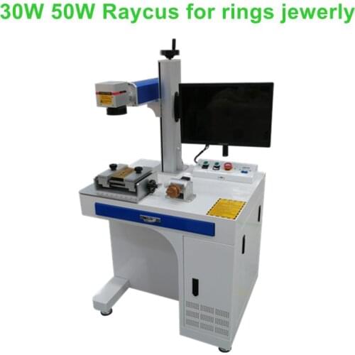 High steady 2 Years Warranty Low Price 20w 30W 50W Fiber Laser Marking Machine marking with rotary axis