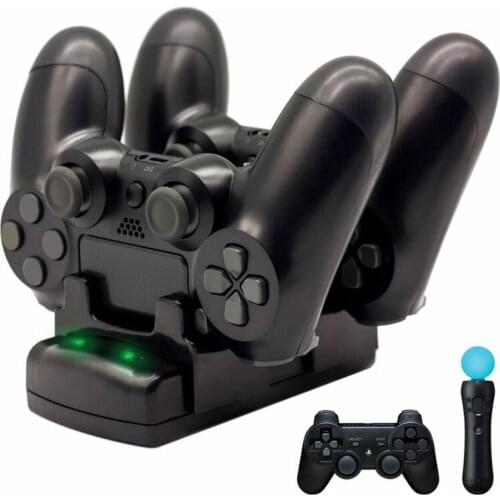3 in 1 Charger Dock for PS4/PS3/PS3move Dual Charging Stand