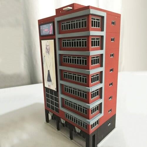 1:150 N Scale Sand Table Building Model Train Railway Scene ABS Assemble