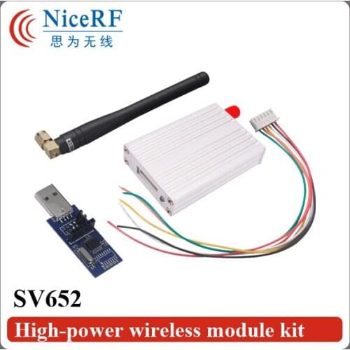 2SETS 500mW 3km Distance Radio Modem SV652 RS232 868MHz Wireless Data Transceiver Modules