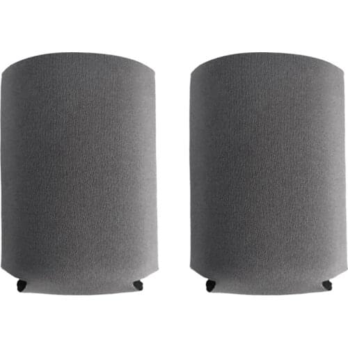 2pcs Can Coolers Beverage Holder Sleeves Solid Color, 11.5x6.5cm, 3mm Thickness