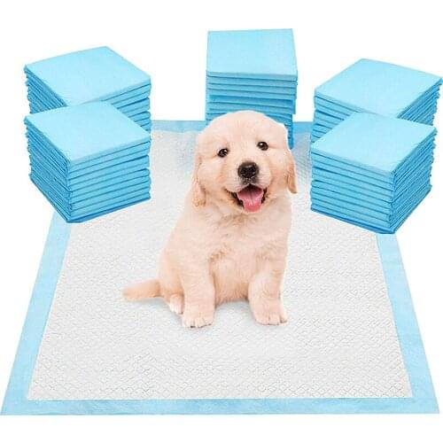 20/40Pcs Disposable Pet Diapers Thick Super Absorbent Dog Cat Training Pee Pads Deodorant Ultra Absorbent Diaper Cage Mat