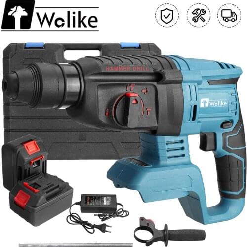 DOERSUPP 388VF 19800mah Brushless Electric Hammer Tool Cordless Rotary Hammer Impact Drill Power Tools For Makita 18V Battery