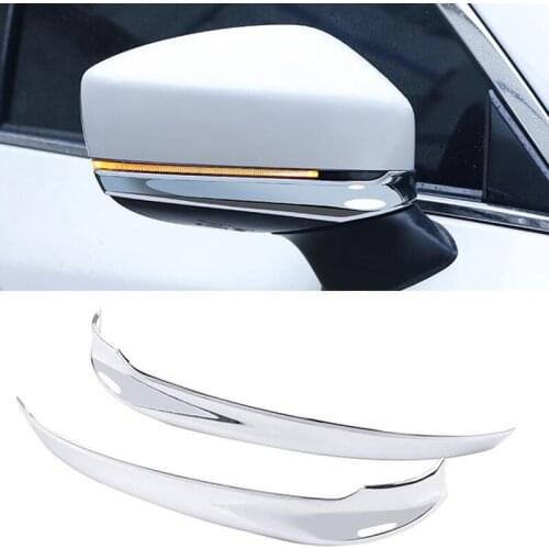 CEYUSOT 2 PCS For Mazda CX-5 Car Rear View Mirror Protective Trim Strips Cover Stickers Garnish For Mazda mazda CX5 2017 18 19