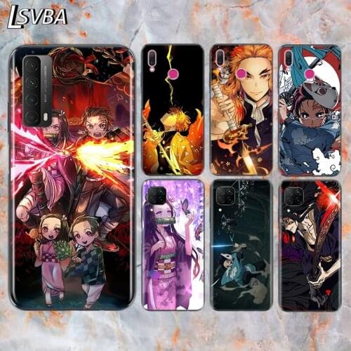 Demon Slayer Kimetsu no Yaiba For Huawei Y9S Y6S Y8S Y9A Y7A Y8P Y7P Y5P Y6P Y7 Y6 Y5 Pro Prime 2020 2019 2018 Phone Case