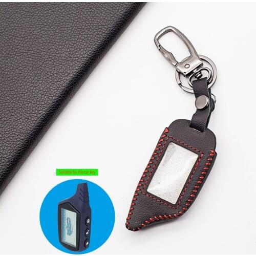A91 Soft Leather Cover for Twage Starline A91 Two Way Car Alarm StarLine A91 Russian LCD Remote Protect Shell