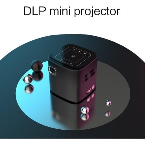 D019 Mini Projector Support Full HD 1920x 1080P DLP Portable Android 7.1.2 OS Wifi Bluetooth LED Battery Home Beamer