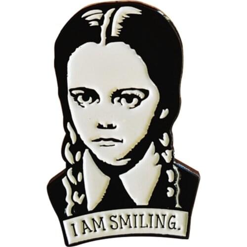 Wednesday Enamel Pin