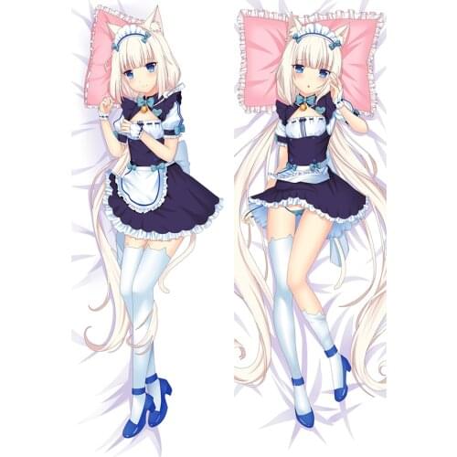 Hot Anime Game NEKOPARA vanilla Sexy Loli Girl Pillowcases Dakimakura Otaku Hugging Body Throw Pillow Case Cover Gift