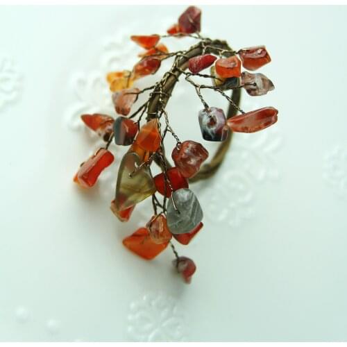 Free Shipping Natural Stone Napkin Ring, Napkin Holder For Wedding, Decoration 12 Pcs Many Colors