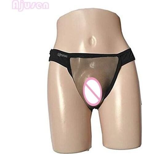 Pretty Fake Vagina Gaff Girls Vagina Pocket G-Strings Ajusen Cosplay Drag Queen Genital Cover for Crossdresser Ladyboy