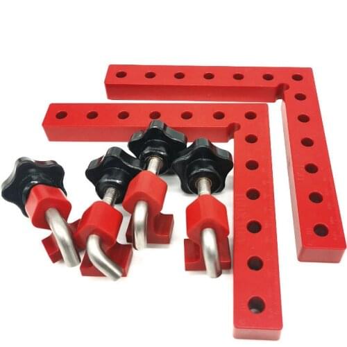 90 Degree Right Angle Clamps L-shaped Auxiliary Fixture Positioning Panel Fixing Clip Corner Clamp for Making Right Angle Frame