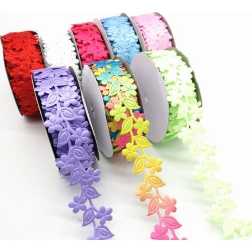 5 yards 38mm Ribbon Wedding Party Decoration Ribbon Flower Cane Embossing Belt Tape Gift Wrapping Hair Bows DIY Christmas Ribbon