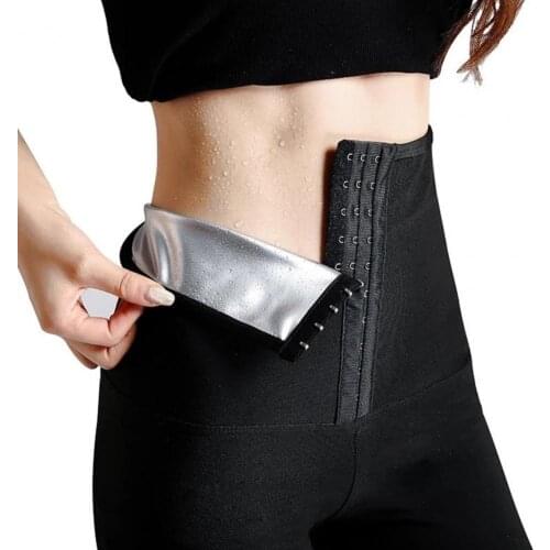 Hot ！！！Women Hot Sweat Sauna Shorts Over Knee High Waist Shaper Clothes Mid Thigh Workout Suit Lower Body Shaper For Weight Loss