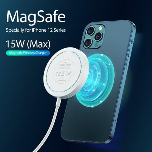DUX DUCIS 15W Magnetic Wireless Charger For iPhone 13 12 Pro Max Charger With Type-C Cable Fast Charger For iPhone 13 12 Mini