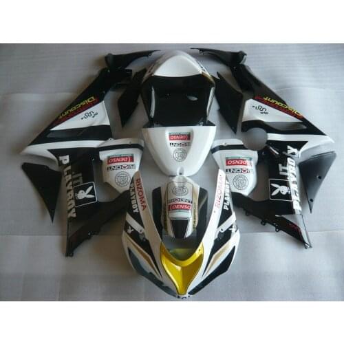 Top-rated Motorcycle Fairing kit for KAWASAKI Ninja ZX6R 636 05 06 ZX 6R 2005 2006 ABS White black Fairings set+gifts KC47