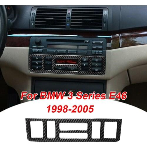 Car Console AC Panel Control Sticker Trim For BMW 3 Series E46 1998-2005 and stylish sense to your car