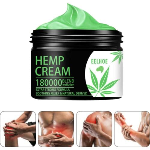 10g/20g/30g/50g Natural Hemp Balm Ointment Rheumatism Arthritis Relieve Muscle Pain Neck Back Shoulder Body Pain Hemp Cream