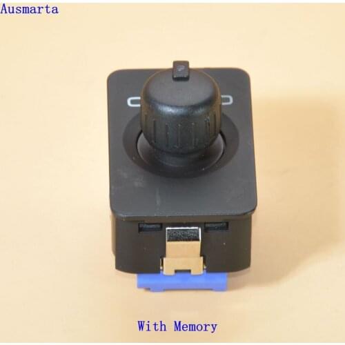 Saborway adjust knob side rearview mirror switch with memory and without memory for A3 S3 A6 C5 RS6 4B1959565A 4B0 959 565 A