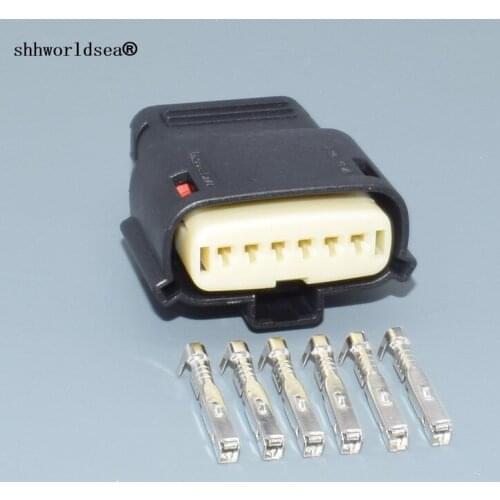 Shhworldsea 6 way 1.0mm female vehicle speed Accelerator pedal connector plug for molex 33471-0601