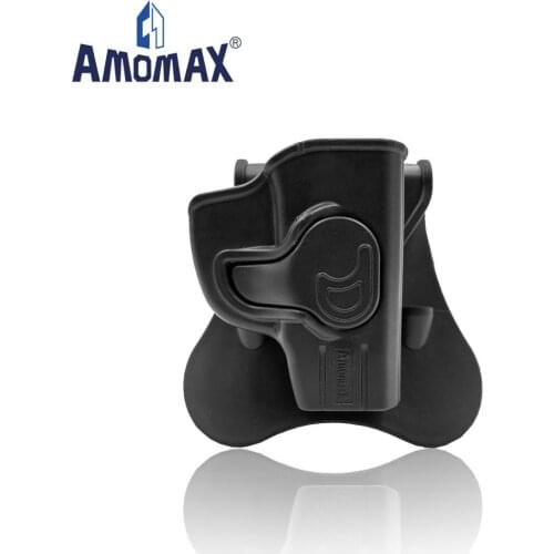 Amomax Level II Tactical Paddle Holster | Suitable for Ruger LCP, Taurus TCP, Kel-tec P-3 AT | Black | AM-KT380G2