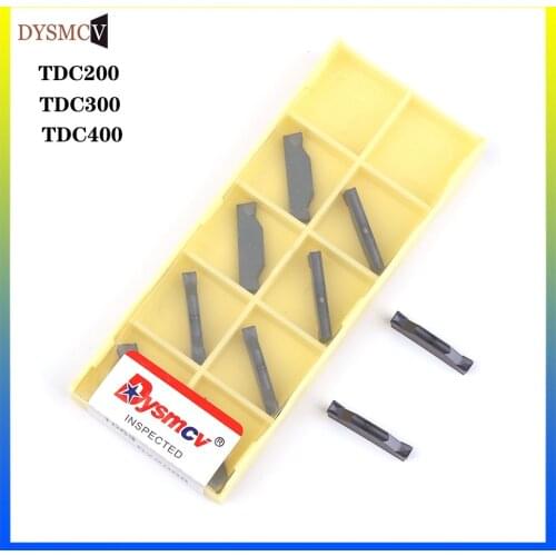 TDC2 TDC3 TDC4 2.0mm 3.0mm 4.0mm Carbide inserts Slotting inserts separated for metal CNC lathe slot milling cutter