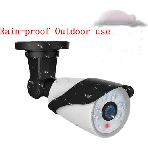 Virtual infrared surveillance camera with red light LED metal material household fake waterproof cctv camera indoor and outdoor