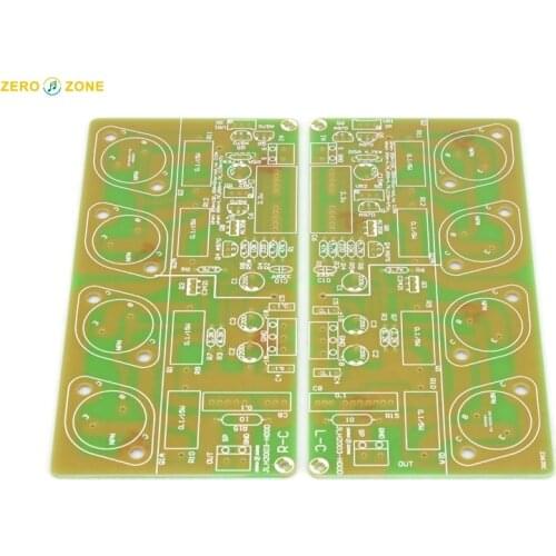 ZEROZONE 1 Pair （2pcs）PCB Board for HOOD-JLH2003 Gold Sealed Tube Power Amplifier Board（2 Boards