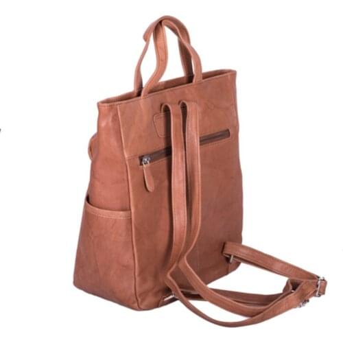 Womens leather backpack