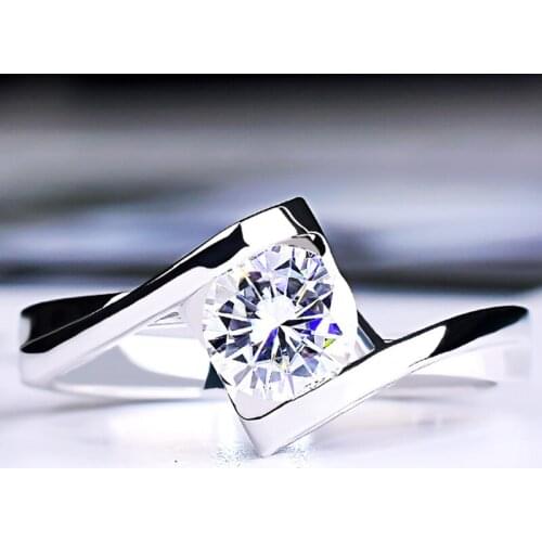 925 Sterling Silver Womens Ring Angel Kiss Unique Shape Luxury Exquisite Engagement Wedding Jewelry Party Gift Creative Diamond