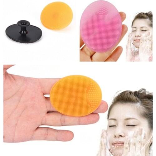 1pcs Cleaning Pad Wash Face Facial Exfoliating Brush SPA Skin Scrub Tool Womens Makeup Remover Product