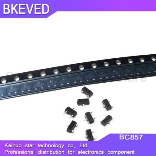 100PCS BC857B SOT23 BC857 SOT SMD SOT-23 3F new transistor