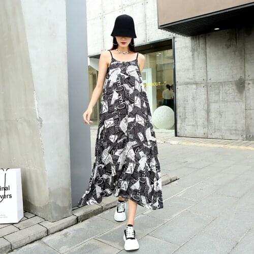 210532 Strapless Dress Fashion New Women Chiffon Strapless 2021 Summer Elegant Minority Print Pattern Off Shoulder Dress