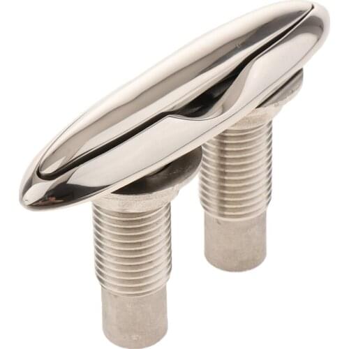 5inch / 127mm Boat Up Cleat Pull Up Lift Cleat Flush Mount - 316 Stainless Steel Car Accessories